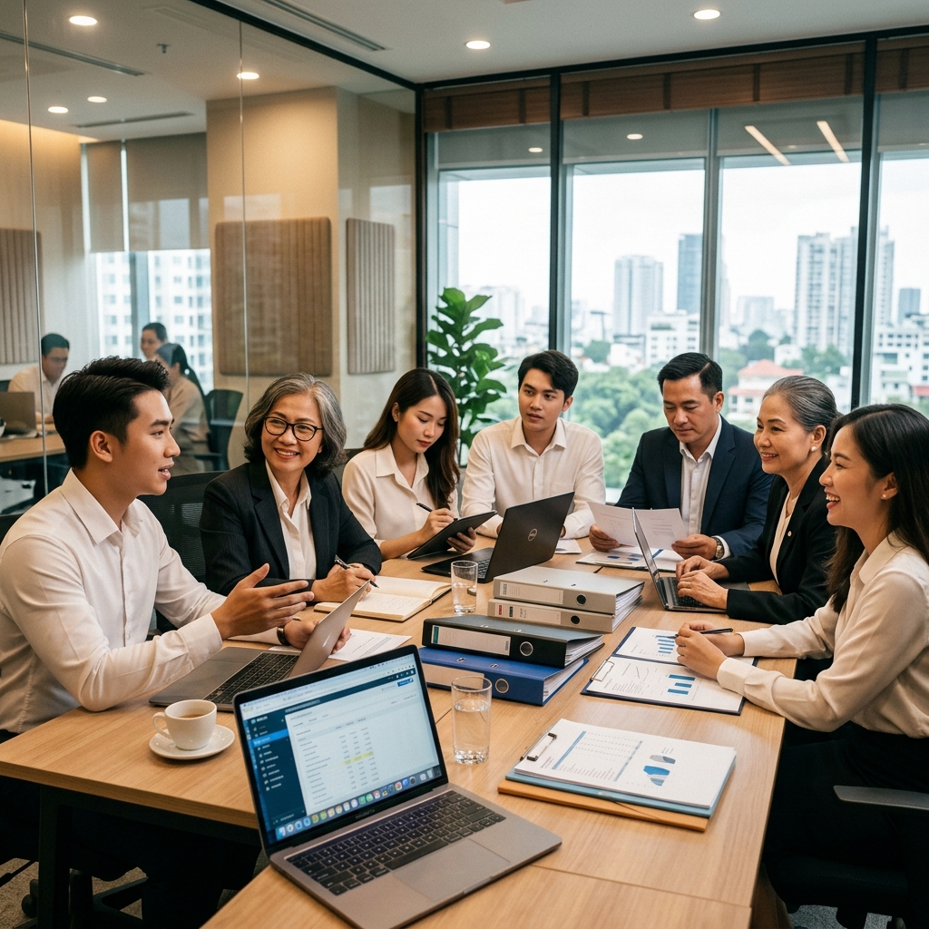 Đội ngũ kế toán chuyên nghiệp