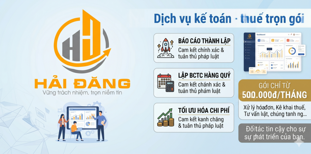 dịch vụ kế toán trọn gói